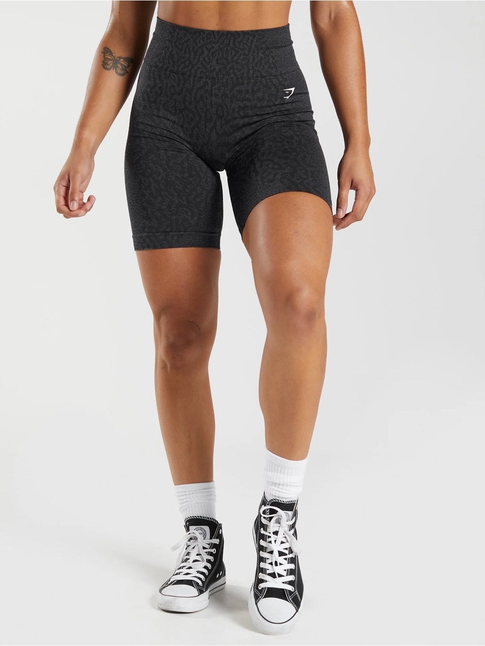 Gymshark Women’s adapt animal Seamless cycling Shorts - Black